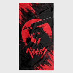 Бандана-труба BERSERK red краска, цвет: 3D-принт — фото 2