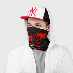 Бандана-труба Элизиум череп с табличкой, цвет: 3D-принт — фото 2