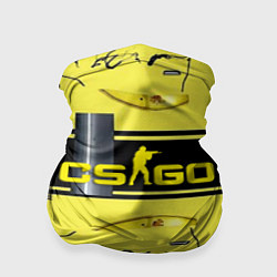 Бандана-труба CS GO YELLOW SKIN, цвет: 3D-принт