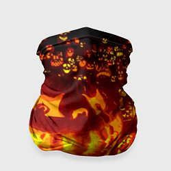 Бандана-труба Тыквы на Хэллоуин, цвет: 3D-принт