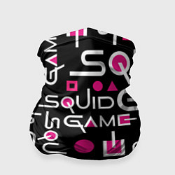 Бандана SQUID GAME ЛОГО PINK