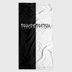 Бандана-труба Phasmophobia logo чб, цвет: 3D-принт — фото 2