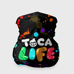 Бандана-труба TOCA BOCA RAINBOW PAINTS ТОКА БОКА РАДУЖНЫЕ КРАСКИ, цвет: 3D-принт