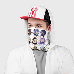 Бандана-труба Все герои Геншин Импакта чиби паттерн, цвет: 3D-принт — фото 2