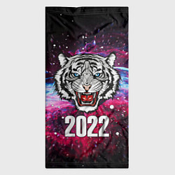 Бандана-труба ЧЁРНЫЙ ТИГР НОВЫЙ ГОД 2022 GRAY TIGER NEW YEAR, цвет: 3D-принт — фото 2