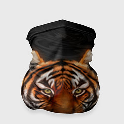 Бандана-труба Реалистичный тигр Realistic Tiger, цвет: 3D-принт