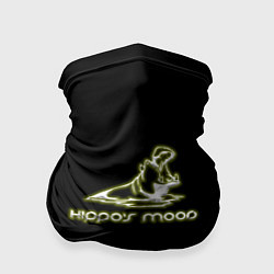 Бандана-труба Hippos mood, цвет: 3D-принт