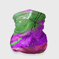 Бандана-труба Красочный взрыв, цвет: 3D-принт
