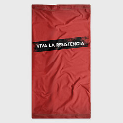 Бандана-труба VIVA LA RESISTENCIA, цвет: 3D-принт — фото 2