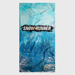 Бандана-труба SnowRunner СноуРаннер логотип, цвет: 3D-принт — фото 2