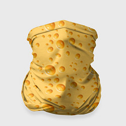 Бандана-труба Сыр Cheese, цвет: 3D-принт