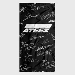 Бандана-труба ATEEZ БЕЛЫЕ АВТОГРАФЫ УЗОР, цвет: 3D-принт — фото 2