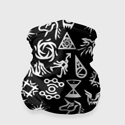 Бандана EXO BAND SYMBOL PATTERN WHITE K-POP