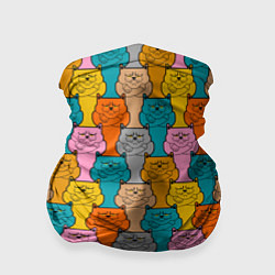 Бандана-труба Сердитый Кот мем, цвет: 3D-принт