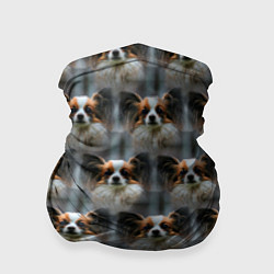 Бандана-труба Маленькая собачка паттерн, цвет: 3D-принт
