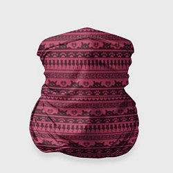 Бандана-труба Узор - Котики, цвет: 3D-принт