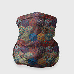 Бандана-труба Разноцветные Кубические Узоры, цвет: 3D-принт