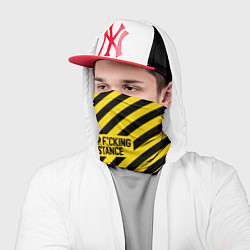 Бандана-труба Keep fucking distance, цвет: 3D-принт — фото 2