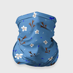 Бандана-труба Цветочки мелкие, цвет: 3D-принт