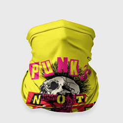 Бандана-труба Punks Not Dead - Панки Хой!, цвет: 3D-принт
