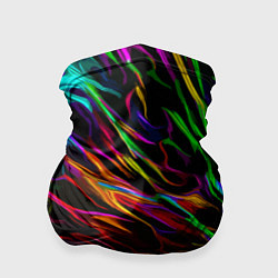 Бандана-труба Neon pattern Vanguard, цвет: 3D-принт