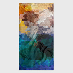 Бандана-труба Осенний мозаичный узор, цвет: 3D-принт — фото 2