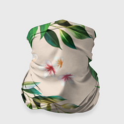 Бандана-труба Цветы Летние, цвет: 3D-принт