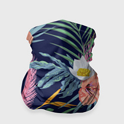 Бандана-труба Цветы Гибискусы, цвет: 3D-принт