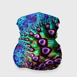 Бандана-труба Наикрутейший фрактальный паттерн Авангард The Cool, цвет: 3D-принт