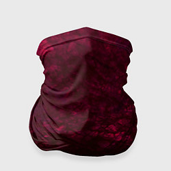 Бандана Темно-красный абстрактный узор текстура камня