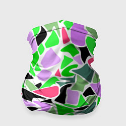 Бандана-труба Abstract pattern green pink spots, цвет: 3D-принт