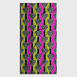 Бандана-труба Striped multicolored pattern Сердце, цвет: 3D-принт — фото 2