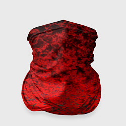 Бандана-труба Абстрактный узор мраморный красно-синий, цвет: 3D-принт