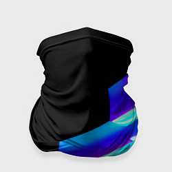 Бандана-труба Яркие неоновые линии, цвет: 3D-принт