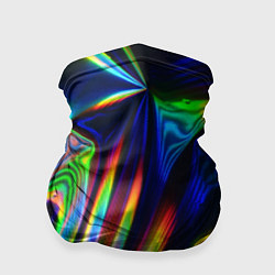 Бандана-труба Волнообразные абстрактные линии, цвет: 3D-принт
