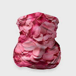 Бандана-труба Лепестки прекрасных роз, цвет: 3D-принт