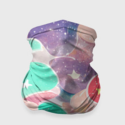Бандана-труба Яркие сказочные узоры, цвет: 3D-принт