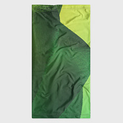 Бандана-труба Зелёные абстрактные волны, цвет: 3D-принт — фото 2