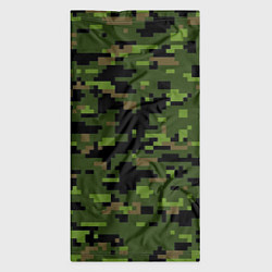 Бандана-труба Камуфляж лесной пиксель, цвет: 3D-принт — фото 2