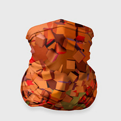 Бандана Оранжевые кубы в абстракции