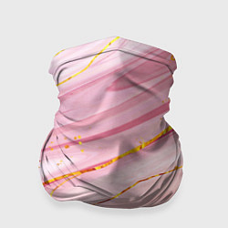 Бандана-труба Коралловый мрамор, цвет: 3D-принт