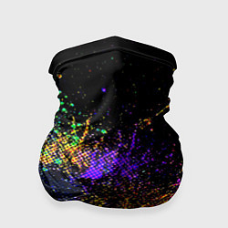Бандана-труба Абстрактные брызги краски, цвет: 3D-принт