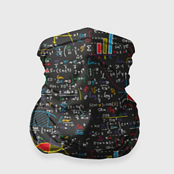 Бандана-труба Шпаргалка по математике с формулами, цвет: 3D-принт