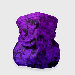 Бандана-труба Ахегао яркий градиент, цвет: 3D-принт