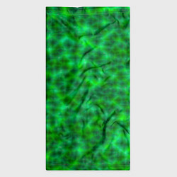 Бандана-труба Абстрактные зелёные волны - текстура, цвет: 3D-принт — фото 2
