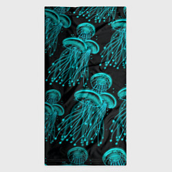 Бандана-труба Неоновые медузы, цвет: 3D-принт — фото 2