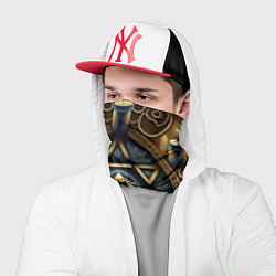 Бандана-труба Ханука праздник огней, цвет: 3D-принт — фото 2