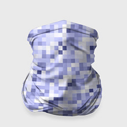Бандана-труба Пиксельная абстракция из квадратов, цвет: 3D-принт