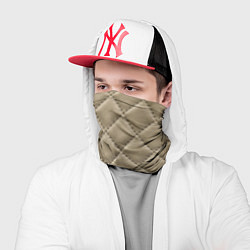 Бандана-труба Стёганая кожа - fashion texture, цвет: 3D-принт — фото 2