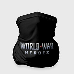 Бандана-труба World War Heroes логотип игры WWH, цвет: 3D-принт